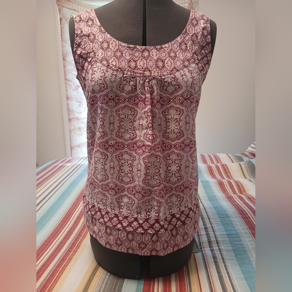 Eddie Bauer Patterned Tank Top